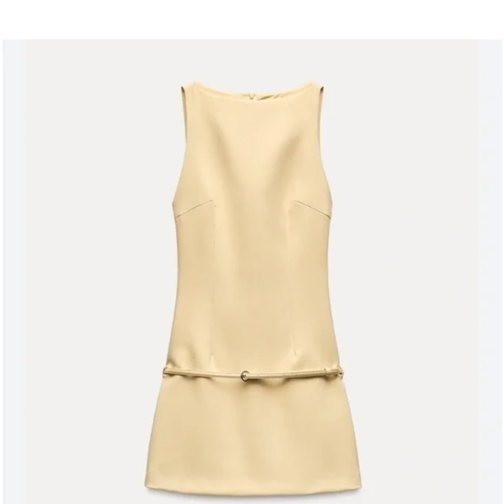 Zara Butter Yellow Mini Dress
